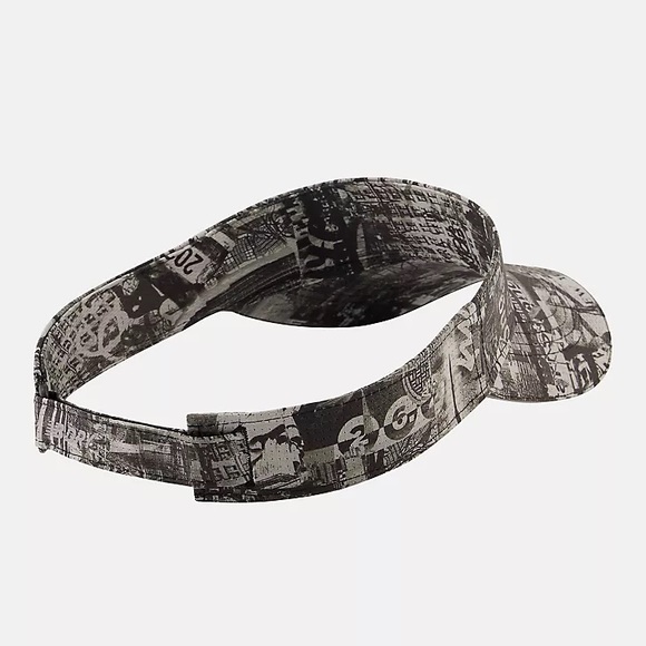 New Balance NYC Marathon Performance Running Sun Visor - Black with Magnet - Picture 2 of 5